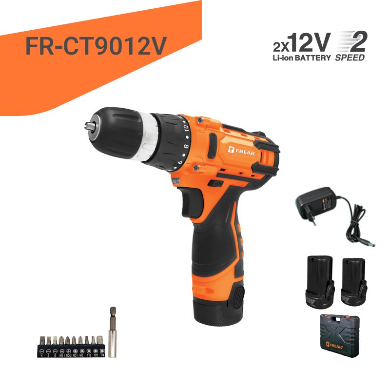 12V Cordless Drill Driver 10mm-24N.m